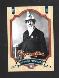 2012 Panini Cooperstown #9 Alexander Cartwright card