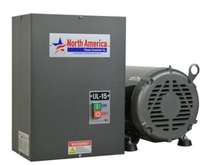 Convertidor de fase rotativo listado UL-15 Pro-Line 15HP UL - NUEVO - rueda loca personalizada - Imagen 1 de 8