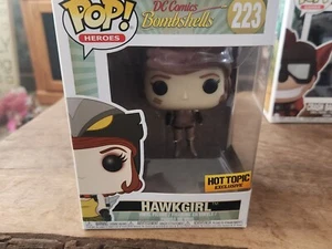 Funko Pop Heroes #223 Hawkgirl DC Comics Bombshells Hot Topic Exclusive - Picture 1 of 6