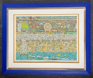 James RIZZI: original 3D "THE LAST STOP IS CONEY ISLAND“, handsigniert, gerahmt - Bild 1 von 16