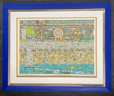 James RIZZI: original 3D "THE LAST STOP IS CONEY ISLAND“, handsigniert, gerahmt - Bild 1 von 4
