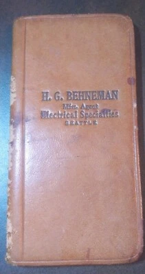 1914 Diary And Handy Volume of Useful Information...From H.G. Behneman, Seattle  Foto 1 de 4
