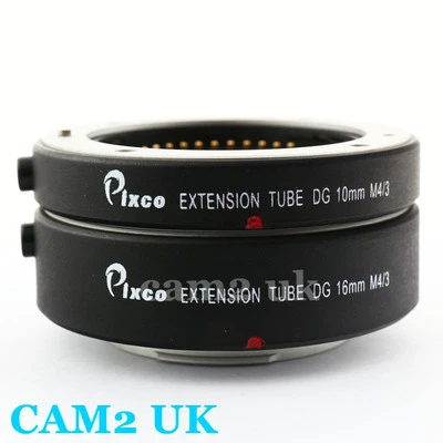 Pixco Auto Focus Macro Extension Tube Adapter for Micro 4/3 mount M43 OM-D GX7 - Image 1 of 2