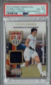 PSA 8 Sydney Leroux 2012 Panini Americana #21 Rookie Card USWNT-Materials - Picture 1 of 1
