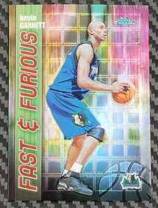 2002-03 TOPPS CHROME KEVIN GARNETT FAST & FURIOUS REFRACTOR - Picture 1 of 2