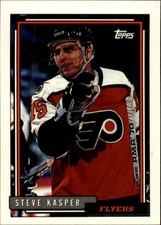 1992-93 Topps Flyers Hockey Card #150 Steve Kasper