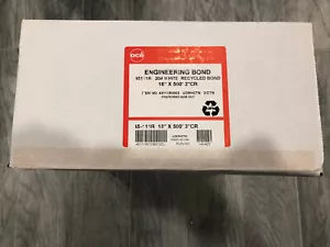 2 rollos de papel de copiadora de bonos de ingeniería originales Oce 45-111 R de 18" X 500' originales OEM - Imagen 1 de 4