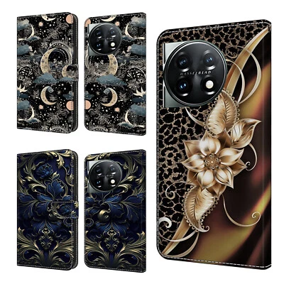 Phone Case Cover for OnePlus 10 Pro 11 Nord CE3 Shockproof Painted Wallet Case - Image 1 of 4