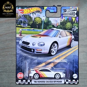 Hot Wheels PREMIUM 95 TOYOTA CELICA GT FOUR BOULEVARD #90 | New Real Riders - Bild 1 von 5