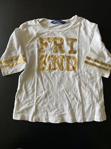 Original Marines white gold tee kids 5 FRIEND striped sleeves - Picture 1 of 6
