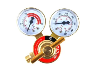 SÜA - Acetylene Regulator Welding Gas Gauges - CGA-200 - Rear Connector - LDB - Picture 1 of 4