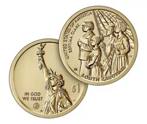 2020 P&D 2 Coin Set American Innovation South Carolina $1 Coin - Picture 1 of 1