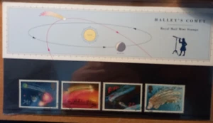 1986 GB Halley's Comet Presentation Pack MNH - Picture 1 of 4
