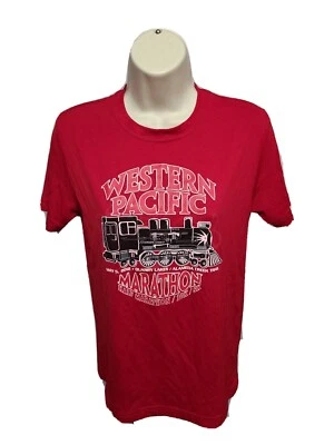 Camiseta deportiva roja pequeña Western Pacific Quarry Lakes Marathon 2012 y media 10 k 5 k para mujer Foto 1 de 4