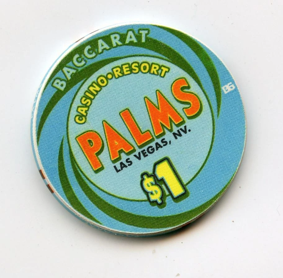 1,00 fichas del Palms Casino Las Vegas Nevada Baccarat Foto 1 de 1