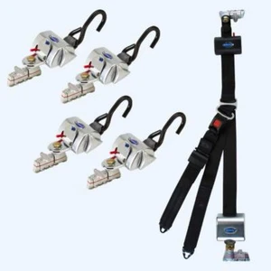 Retractores estándar Q'Straint 4 QRT con accesorios L-Track y HR131 retráctiles - Imagen 1 de 7