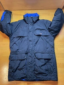 CB Sports Men’s Winter Parka Jacket Size M Full Zip Tuck In Hooded Drawstring - Picture 1 of 11