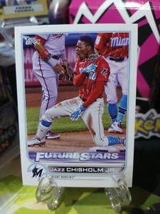  JAZZ CHISHOLM JR 2022 TOPPS SERIES 1 FUTURE STARS  Miami Marlins