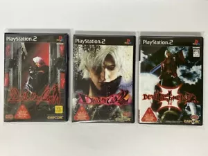 Devil May Cry 1.2.3 SET Sony PlayStation 2 Capcom Japan Used With instructions - Picture 1 of 12