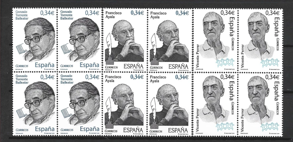 ESPAÑA. AÑO 2010 SERIE COMPLETA 4598/4600 EN BLOQUE DE 4. NUEVOS SIN USAR - Imagen 1 de 1