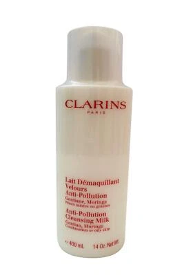 Clarins Leche Limpiadora Genciana Moringa Anticontaminación 13.9 Oz Sin Tapa Foto 1 de 2