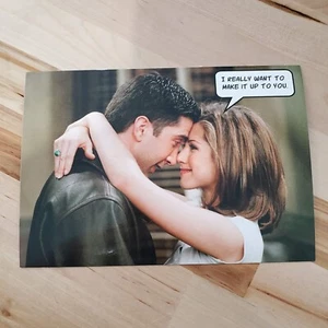 MAKE IT UP- Friends Postcard-Ross (David Schwimmer} Rachel (Jennifer Aniston) - Picture 1 of 2