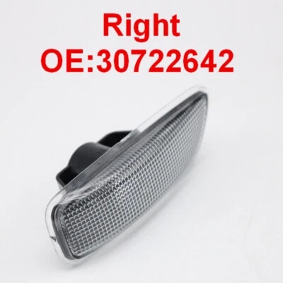 Luz marcadora derecha parachoques señal de giro negra para VOLVO S60 V70 S80 XC70 XC90 Foto 1 de 4