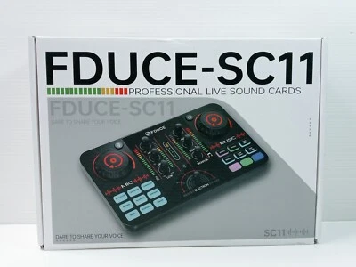 FDUCE SC11 PROFESSIONAL LIVE SOUND CARDS /Open Box New Condition  - Image 1 of 4