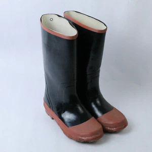 Northside Steel Shank Black Waterproof Rain Boots Size 5 Pre-Owned - Picture 1 of 5
