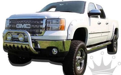 KING FENDER FLARES se adapta a GMC SIERRA 2500 3500 2011-2014 estilo bolsillo - liso Foto 1 de 4