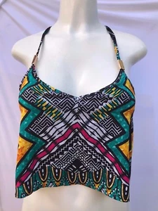 2B BEBE SAVANNA NIGHT NORA CROP TOP (NWT  / SIZE US S) - Picture 1 of 3