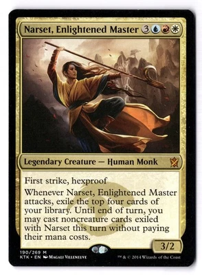 Narset Enlightened Master NM* Khans Of Tarkir ENGLISH 190/269 mtg -UnltdCards - Image 1 of 2