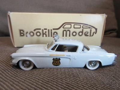 1:43 Brooklin Models 1953 Studebaker Starliner Indiana State Police BRK 32X - Image 1 of 4