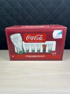Libbey Coca-Cola Tumbler Glasses, Set of 6 SEALED - Picture 1 of 6