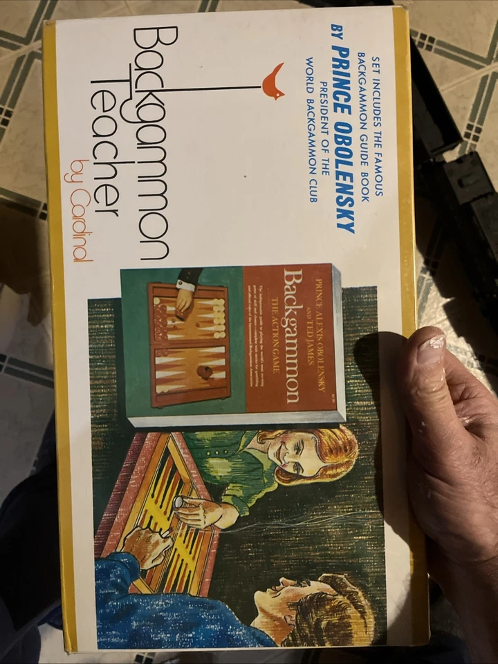 Backgammon Teacher By Cardinal Game Vintage NO. 131 1970's Obolensky Guide Book - Image 1 of 1