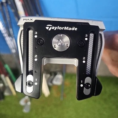 TAYLORMADE SPIDER GT MAX PUTTER 32" BLACK KBS 120 SHAFT FLAT CAT BIG BOY GRIP - Image 1 of 4