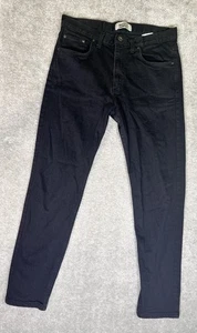 Naked Famous Easy Guy Jeans Mens Black Cashmere Japanese Denim 34x30 - Picture 1 of 14