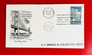 UNITED STATES SC#1109 MACKINAC BRIDGE DEDICATION ARTMASTER CACHET SINGLE NSA - Picture 1 of 1