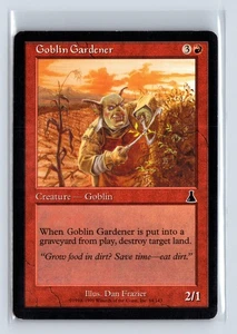 (3x) GOBLIN GARDENER - MTG Magic the Gathering Card - Il destino di Urza - Comune - Foto 1 di 6