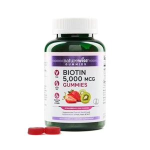 Biotina Gomma - Supporta Capelli Sani, Pelle e Unghie Forti - Vitamina B7 50... - Foto 1 di 9