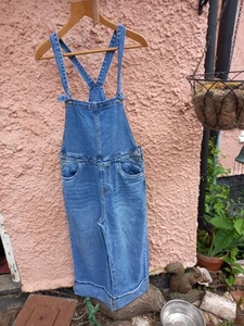 Dungarees Toxik 3 Blue Stonewashed Denim 5 Pockets Size 40 / L - Picture 1 of 13
