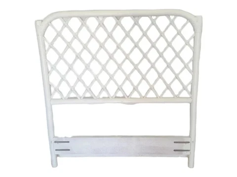 Vintage bamboo rattan twin bamboo headboard boho chic Cover