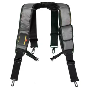 Padded Suspenders with Smart Phone Pouch - Picture 1 of 12