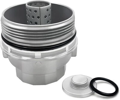 Tapa de la carcasa filtro aceite con tapón para Toyota Camry Tundra 2007-2019 - Image 1 of 3