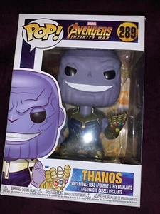 FUNKO POP MARVEL,  THANOS  #289,  W protective case, NIB   AVENGERS - Picture 1 of 4