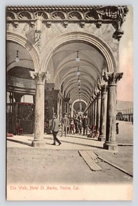 The Walk Hotel St Marks Venice CA Street Scene Antique UDB Unposted Postcard - Picture 1 of 2