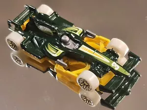 HOT WHEELS #47 "F1 RACER" MF DARK GREEN #2/10 HW GLOW WHEELS "3" 2016 PREOWNED  - Bild 1 von 10