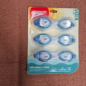 Speedo Kinder Schwimmbrille 3er Pack Neu Alter 3-8 Neu UV Schutz Anti Beschlag S9b - Bild 1 von 7