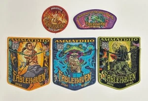 OA BSA PATCHES NOAC 2024 AMMATDIIO LODGE FABLEHAVEN 8-PIECE SET RARE 100 MADE - Picture 1 of 2