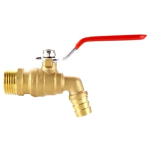 Boquilla de agua caliente espesada de latón macho de 20 mm/25 mm grifo de latón de apertura rápida - Imagen 1 de 6